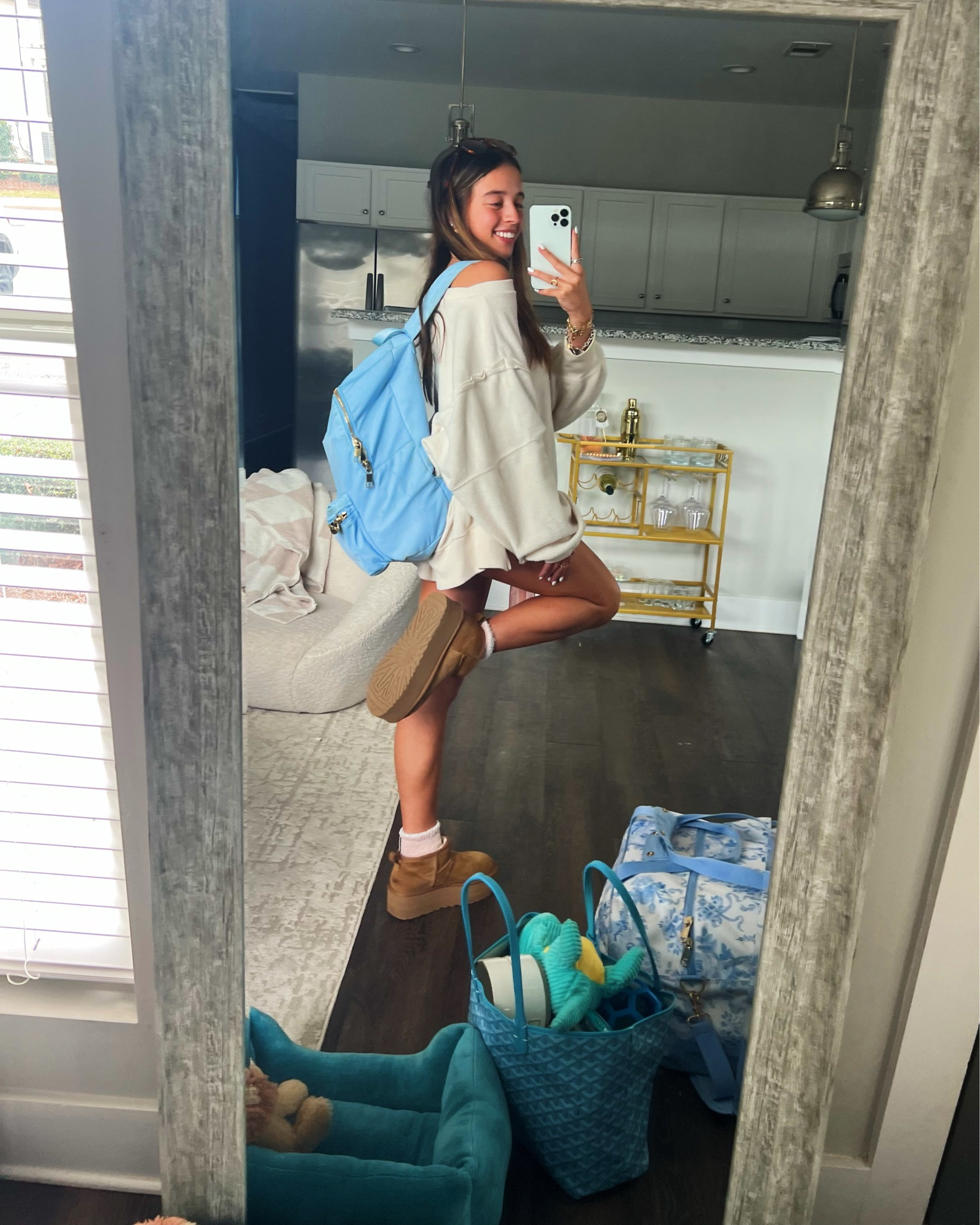 road trip time! such a comfy outfit and fun luggage! 

#LTKStyleTip #LTKTravel #LTKSaleAlert