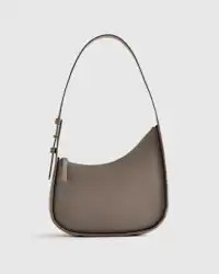 Italian Leather Asymmetrical Mini Shoulder Bag | Quince