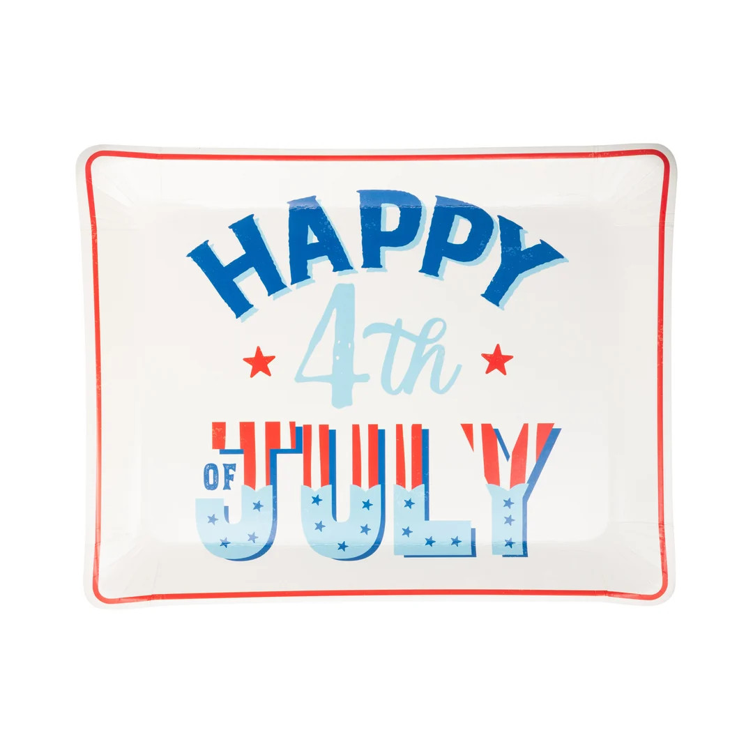 Happy Fourth Paper Plate (8 ct) | My Mind's Eye