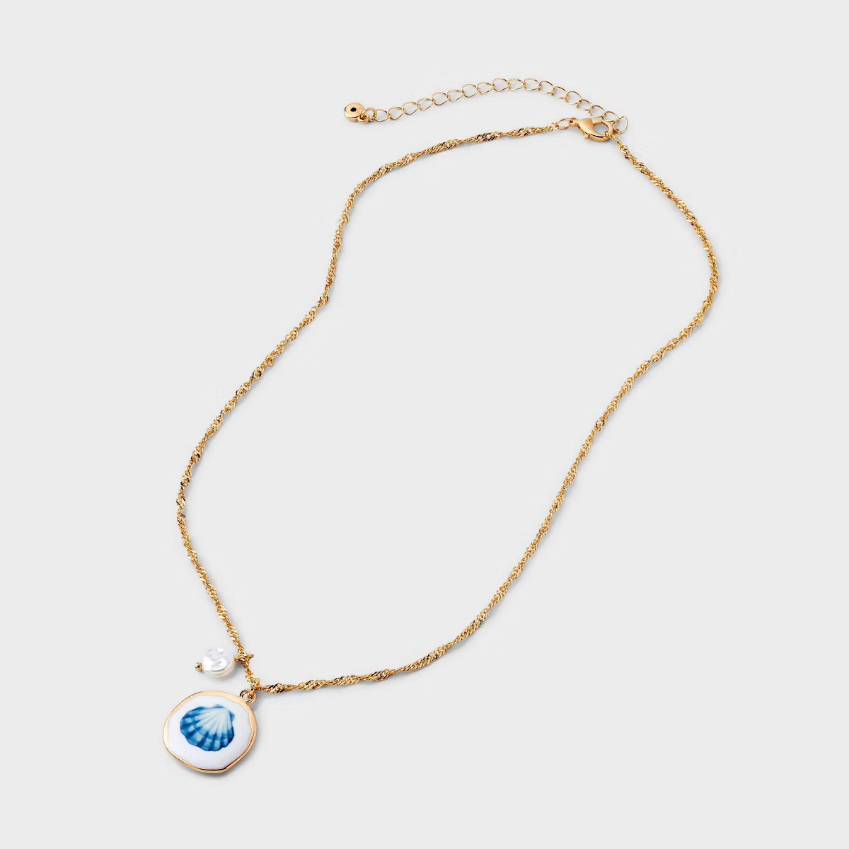 Shell Pendant Necklace - Universal Thread™ Gold | Target