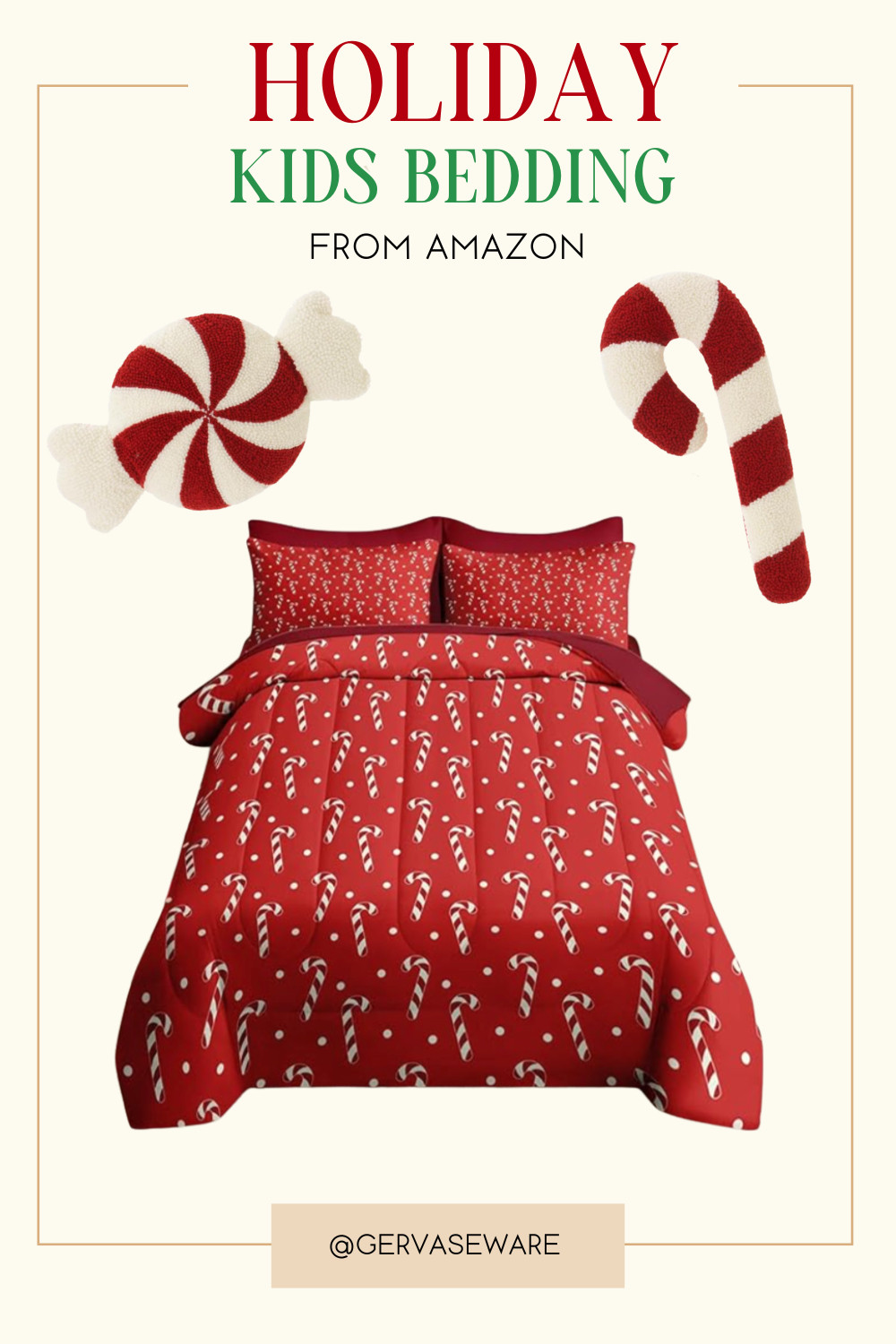 ❤️ Nothing says Christmas like candy canes and cozy sheets! This red holiday bedding set brings instant cheer to your child’s room festive, bright, and oh-so-comfy. #ChristmasDecor #LTKHolidayStyle  

 #LTKHoliday #LTKKids #LTKFamily