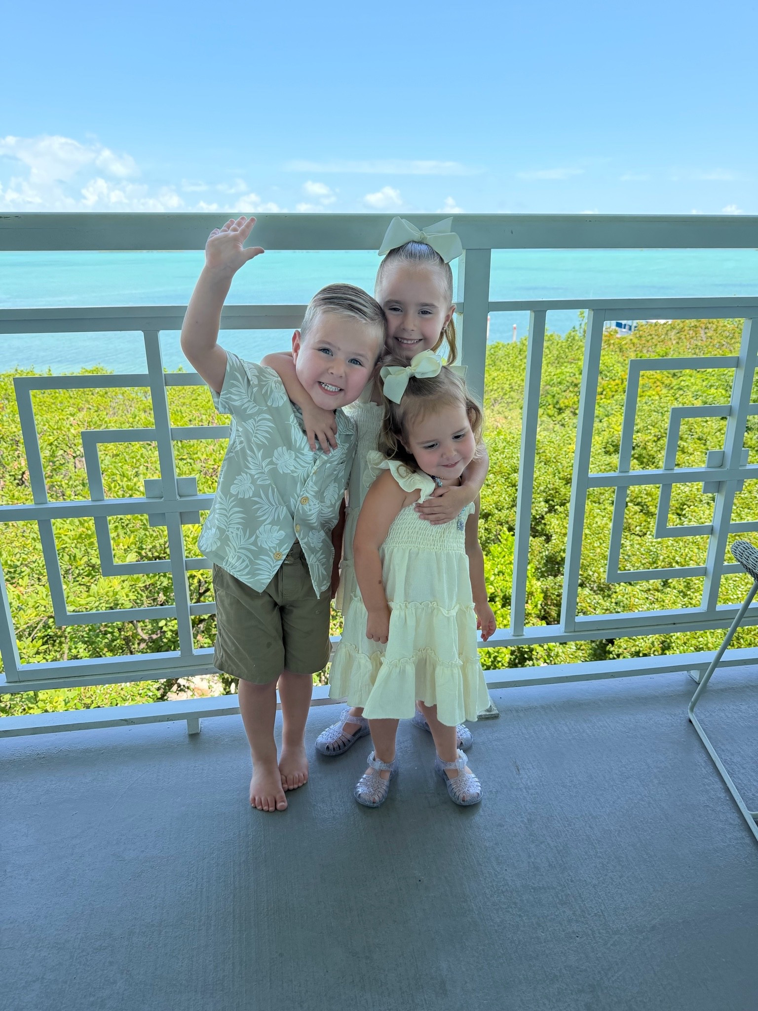 Girls matching dresses and AJs shirt 🤍

#LTKKids #LTKTravel #LTKSeasonal