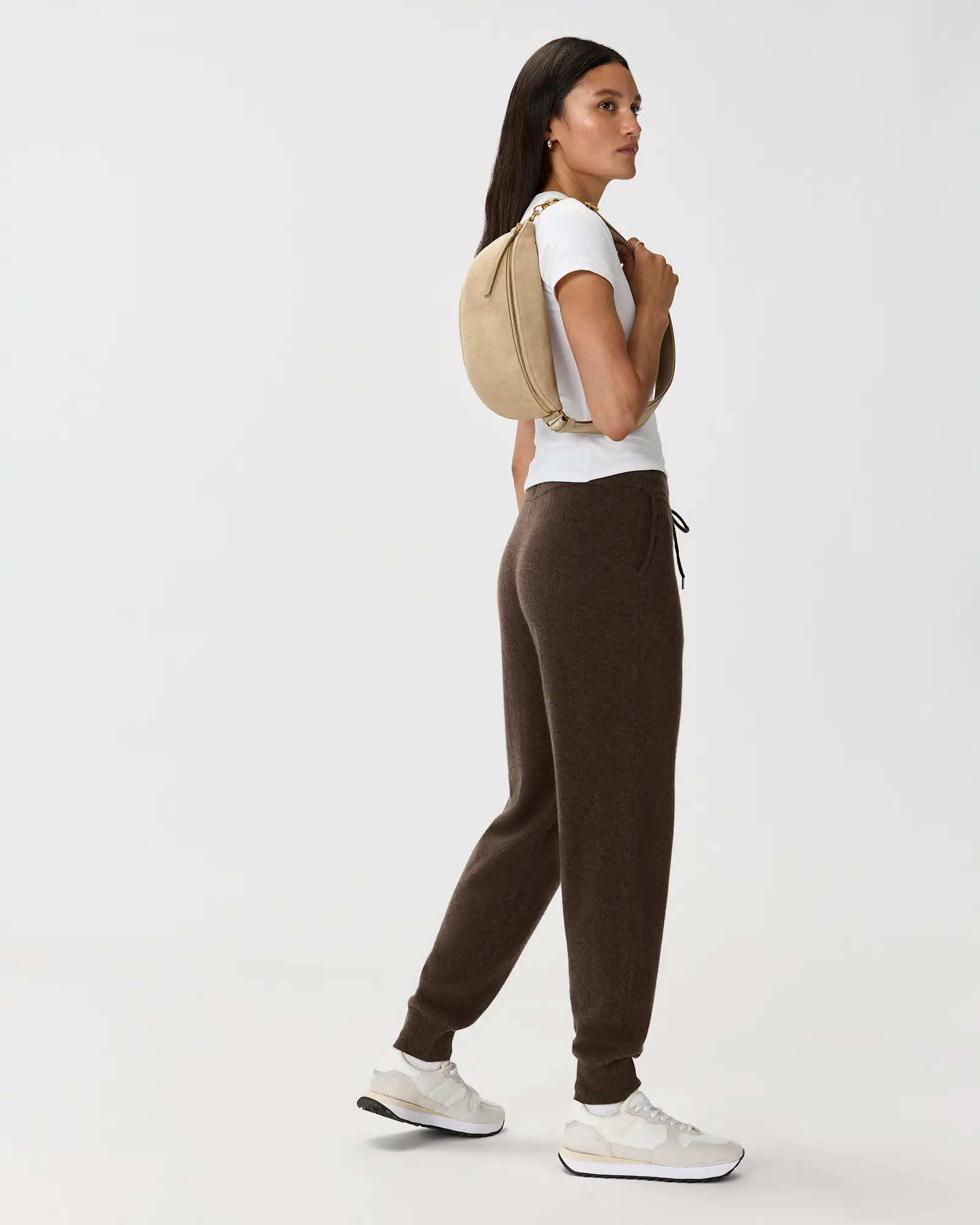 Italian Suede Sling Bag | Quince