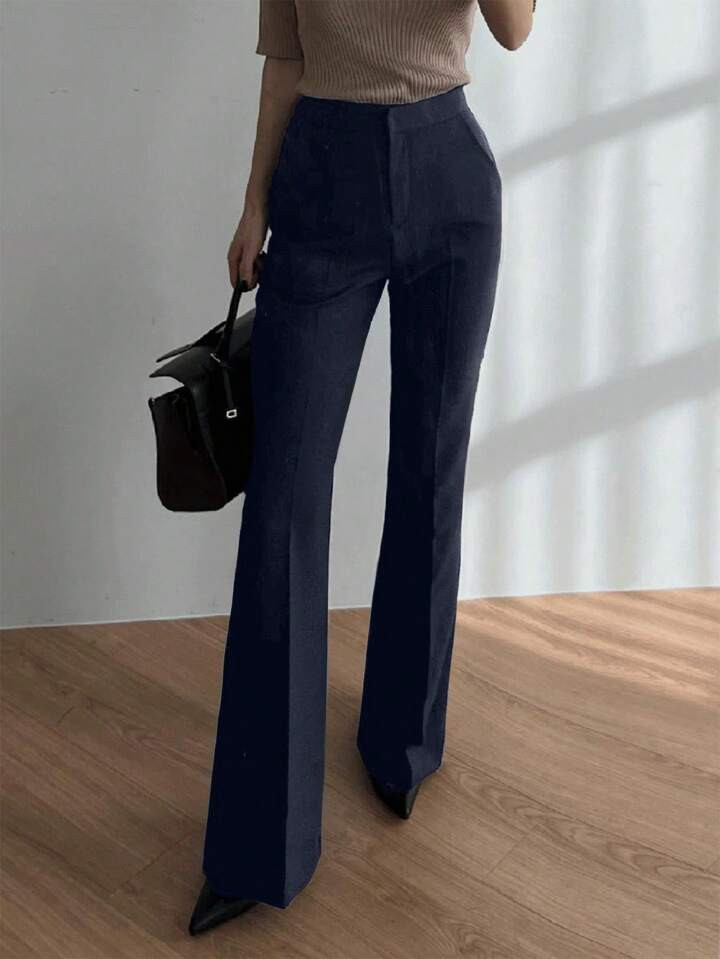 DAZY Women's Slimming Flare Leg Pants | SHEIN