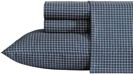 Nautica - Full Sheets, Premium Cotton Percale Bedding Set, Plaid Home Decor, Oeko-Tex Certified (... | Amazon (US)