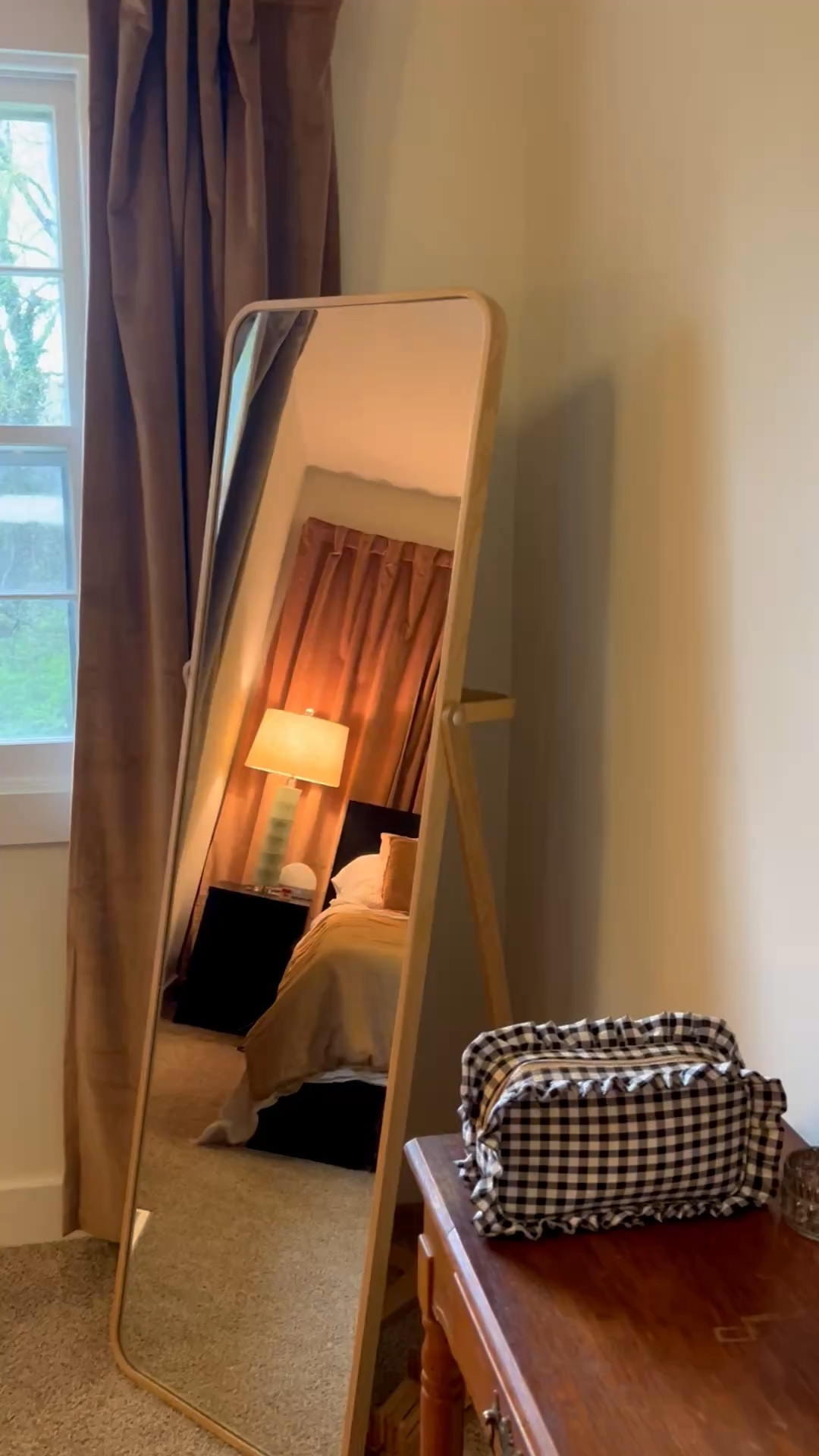 The curtains in action! They look so lux and high end without the price tag. #roomrefresh #peaceful #camelcolor #springrefresh

#LTKHome