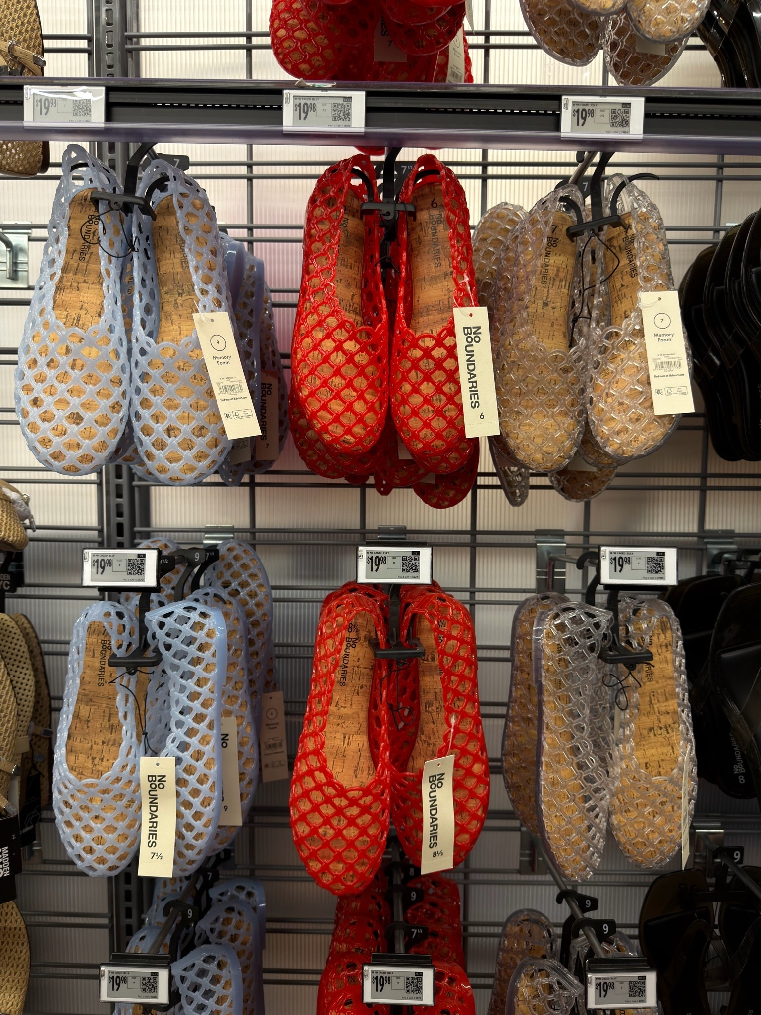 jelly sandals under $20!