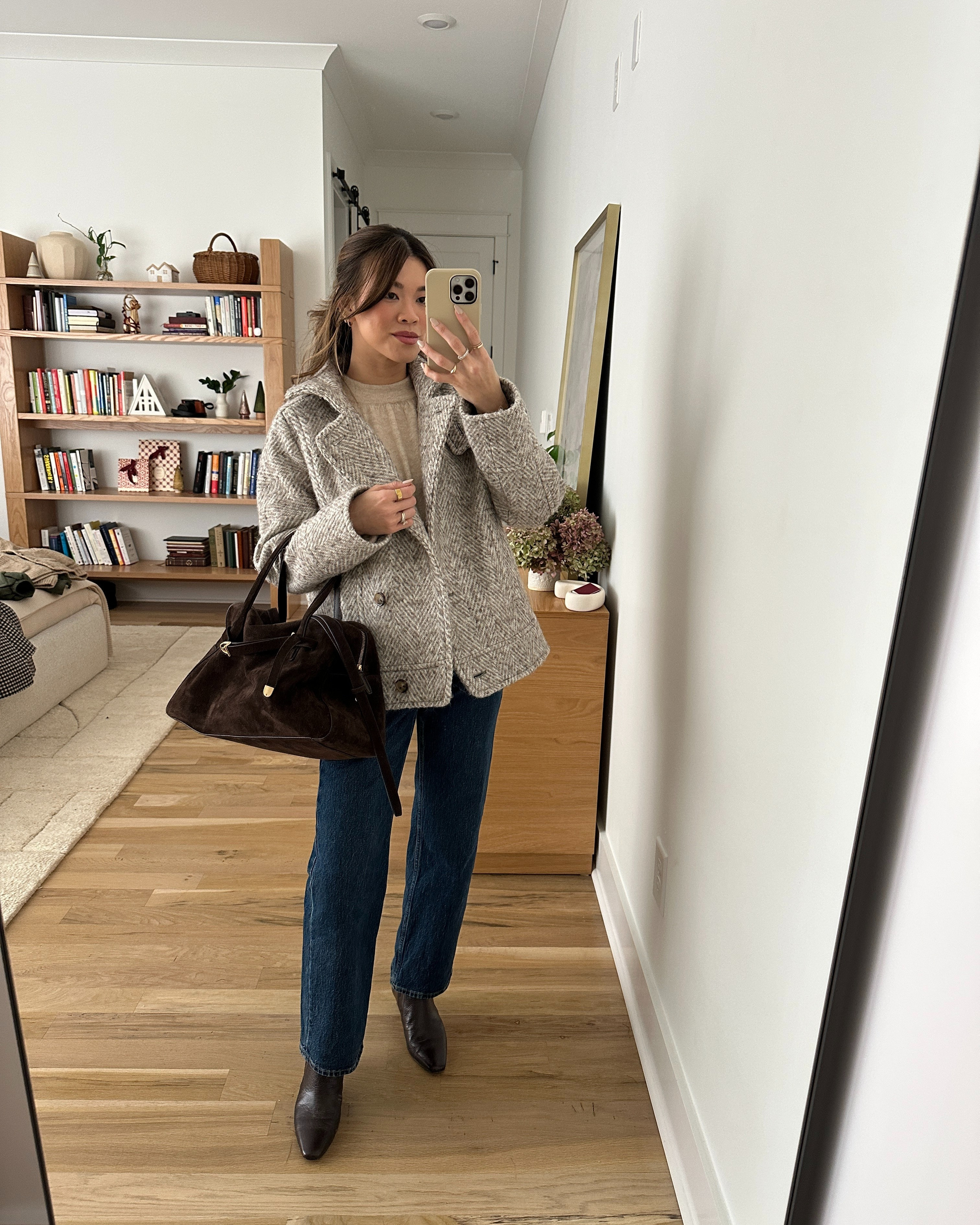 Sizing info: Sweater XS, jeans 23 extra short, jacket size 2!

petite fashion, get dressed with me, outfit inspiration, ootd, nashville outfit, Nashville influencer, petite style, vacation style, casual outfits, mom style, petite pants, winter dress, winter outfit, winter pants, winter outfit inpso, winter outfit idea, winter top, winter style, winter sweater, cozy sweater, cold weather sweater, cold weather outfit, winter bag, winter purse, denim, jeans, jacket, winter jacket, winter coat, trench coat, warm coat, 

 

#LTKHoliday #LTKSeasonal #LTKPetite