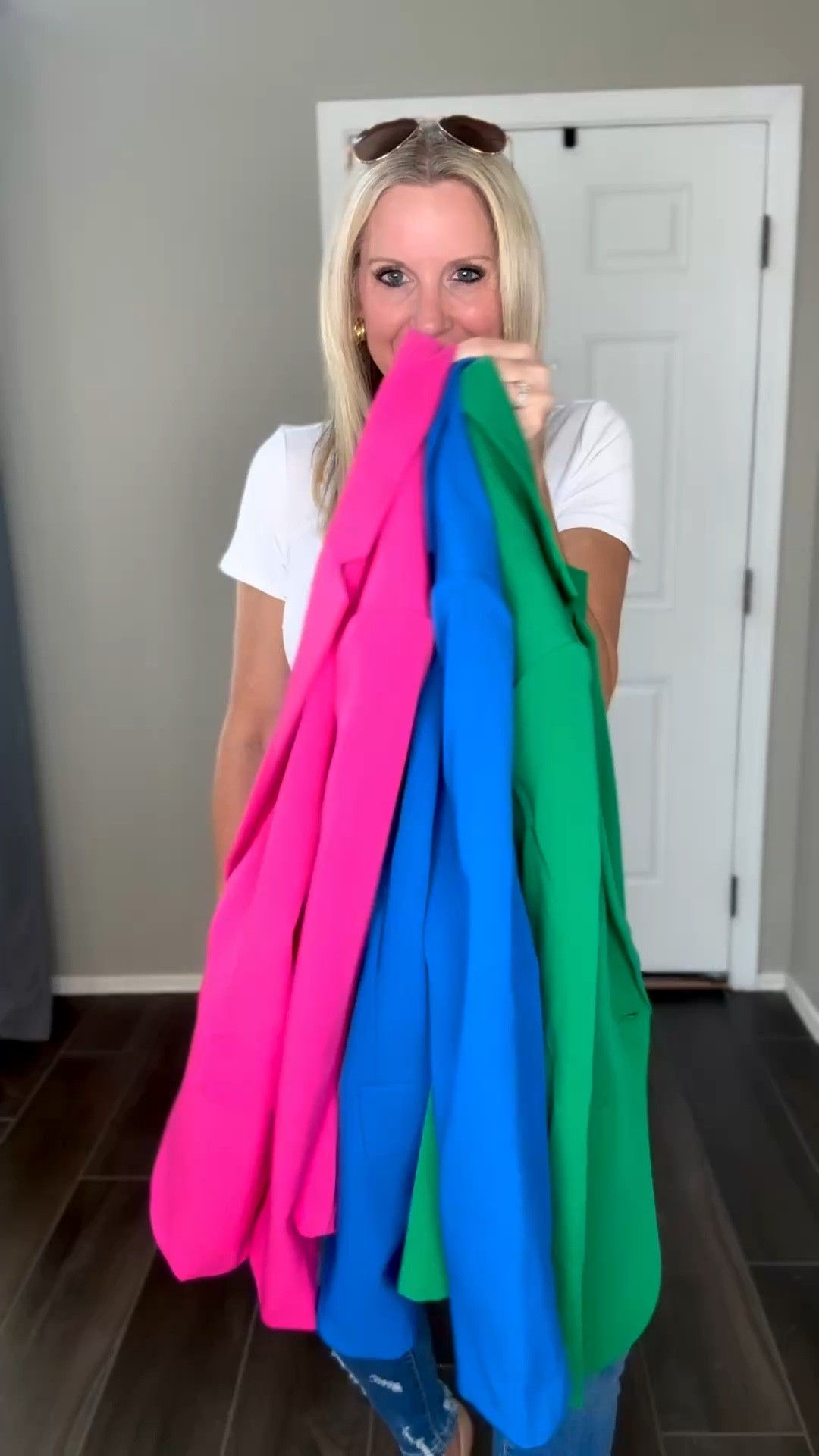 Spring blazers! What a fun & simple way to elevate any outfit! 

These Cicy Bell blazers are lined with pockets and sell for under $53 @amazon! The quality exceeded my expectations for the price point. Size up one of in between. Wearing a S in all (could have ordered a M) and 4/27 jeans. 