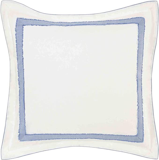 Laura Ashley Mila Euro Sham, 26x26, Blue | Amazon (US)