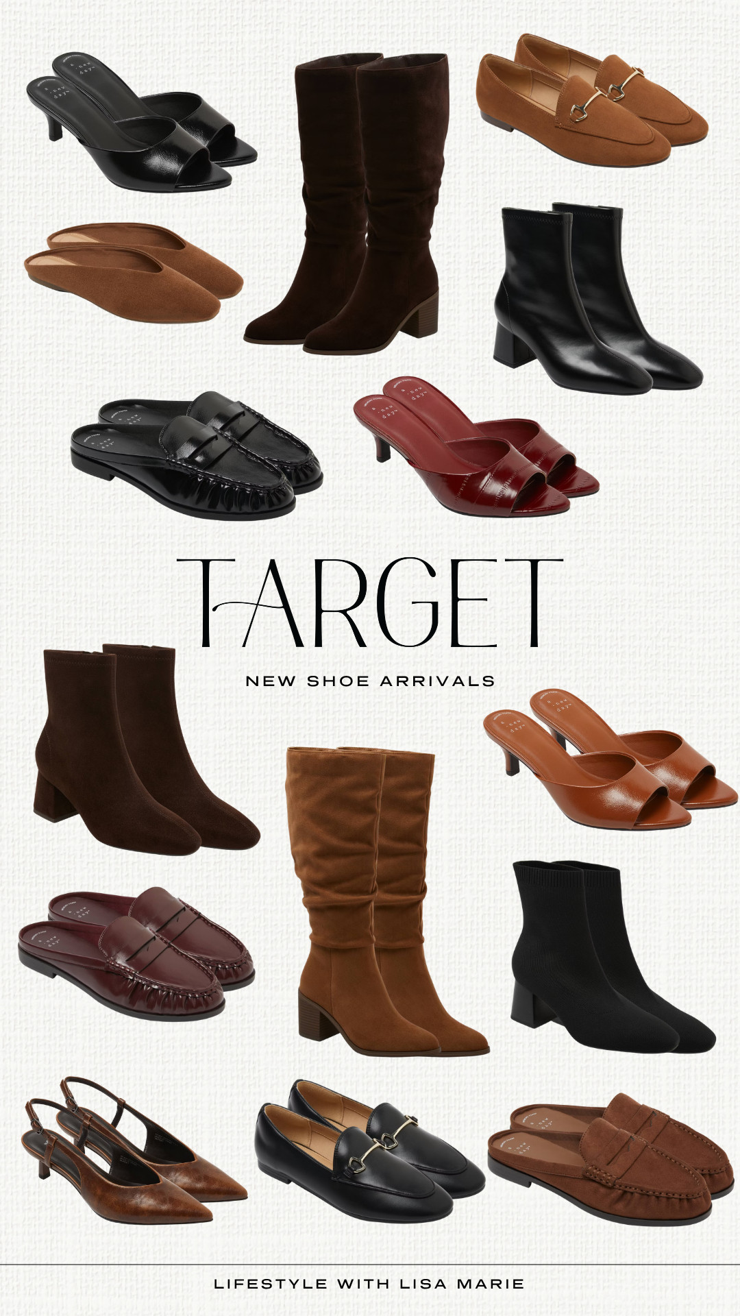 Target new shoe arrivals for fall! Slip-on loafers and mules. Business casual loafers and shoes. Suede boots and booties. Kitten heels and pumps. Ankle booties. Shoes for fall events. Burgundy shoes.

#LTKSeasonal #LTKPetite #LTKWorkwear