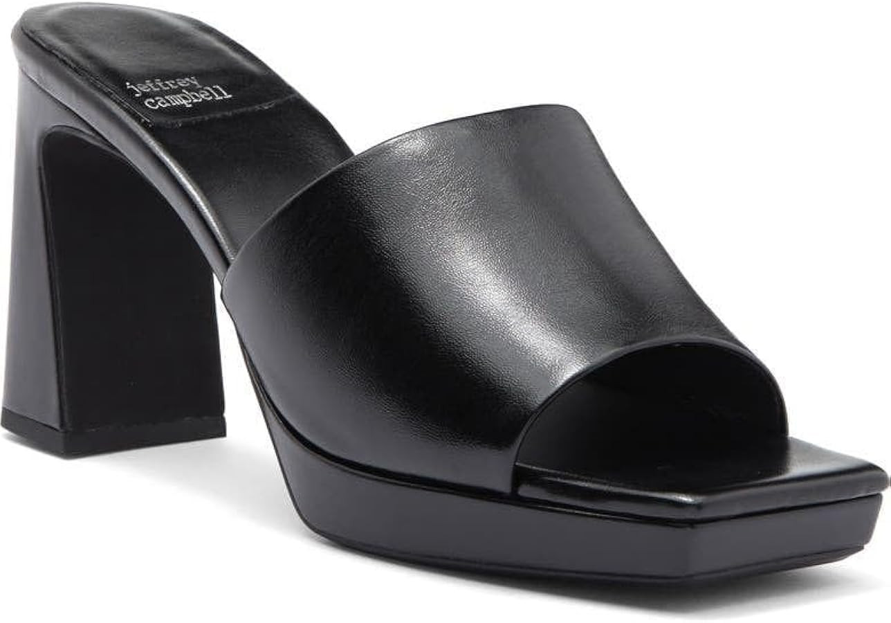 Jeffrey Campbell DRESS-CODE WOMEN HEELS - Black Wax / 9 / Medium | Amazon (US)