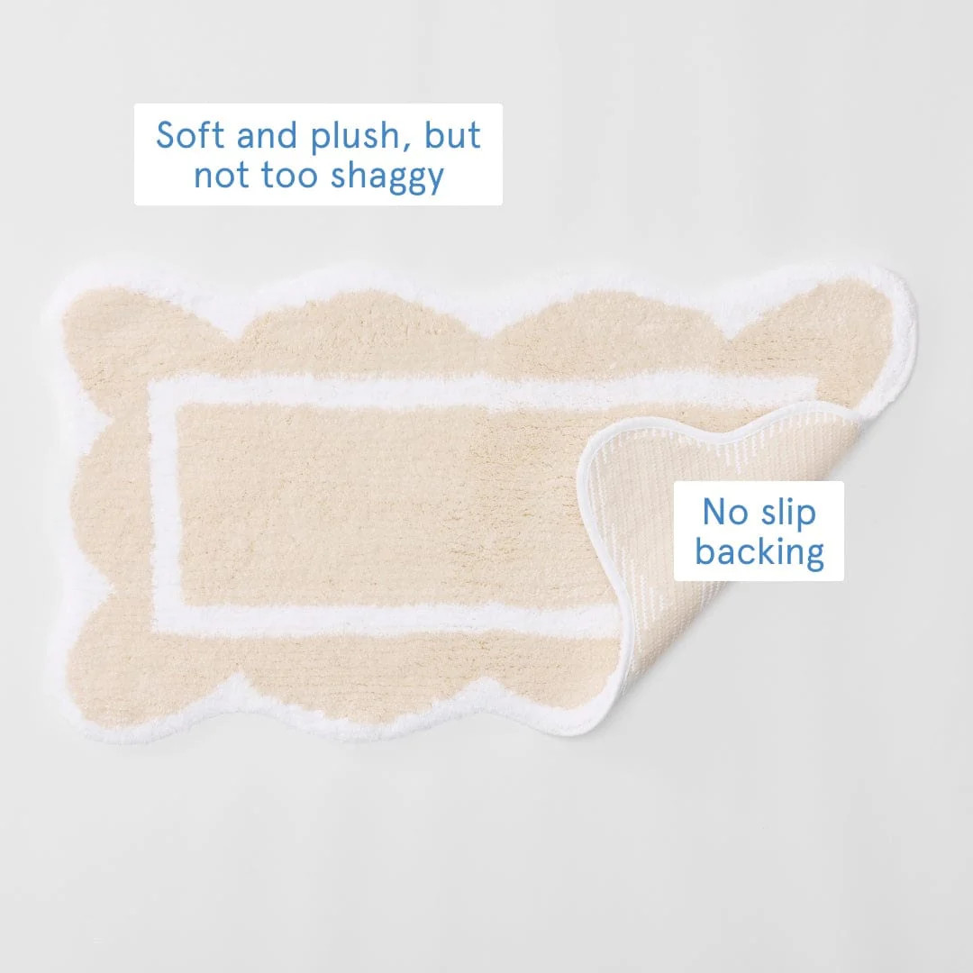 Scallop Bath Rug | Weezie Towels