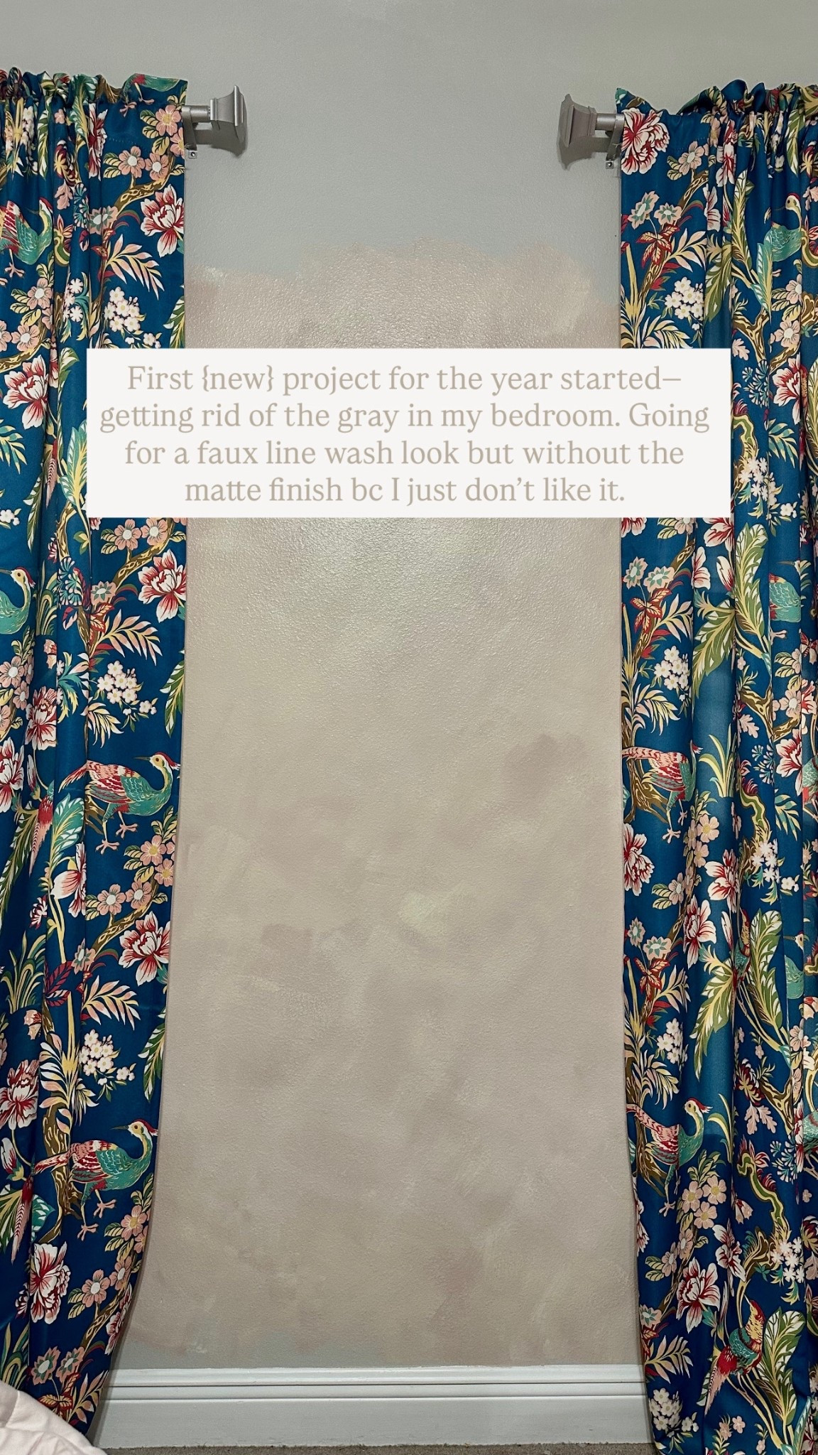 Faux lime wash 🎨 to remove the gray in my bedroom ✨

#LTKFindsUnder50 #LTKHome #LTKselfcare