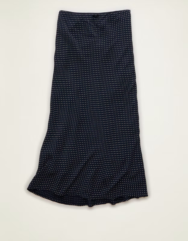 AE Low-Rise Slip Midi Skirt | American Eagle Outfitters (US & CA)