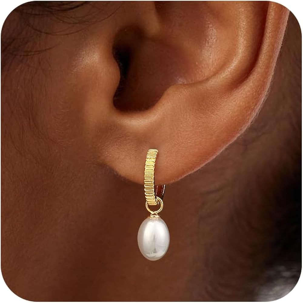 Dangle Earrings for Women - Dainty Gold/Silver Earrings Trendy Hypoallergenic 14K Gold Plated Lig... | Amazon (US)