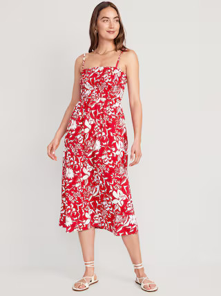 Fit & Flare Smocked Maxi Cami Dress for Women | Old Navy (US)
