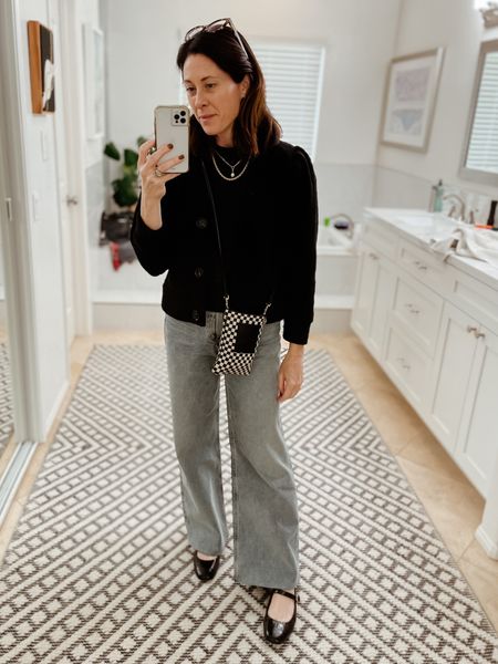 Yes Way Boucle Jacket - Sold Out NYC - code CONNIVIP15 for 15% off

Bag - Clare V 

Shoes Mary Janes - Freda Salvador - code 15CONNI for 15% off 

Jeans - Citizens of Humanity 

#LTKstyletip #LTKSeasonal