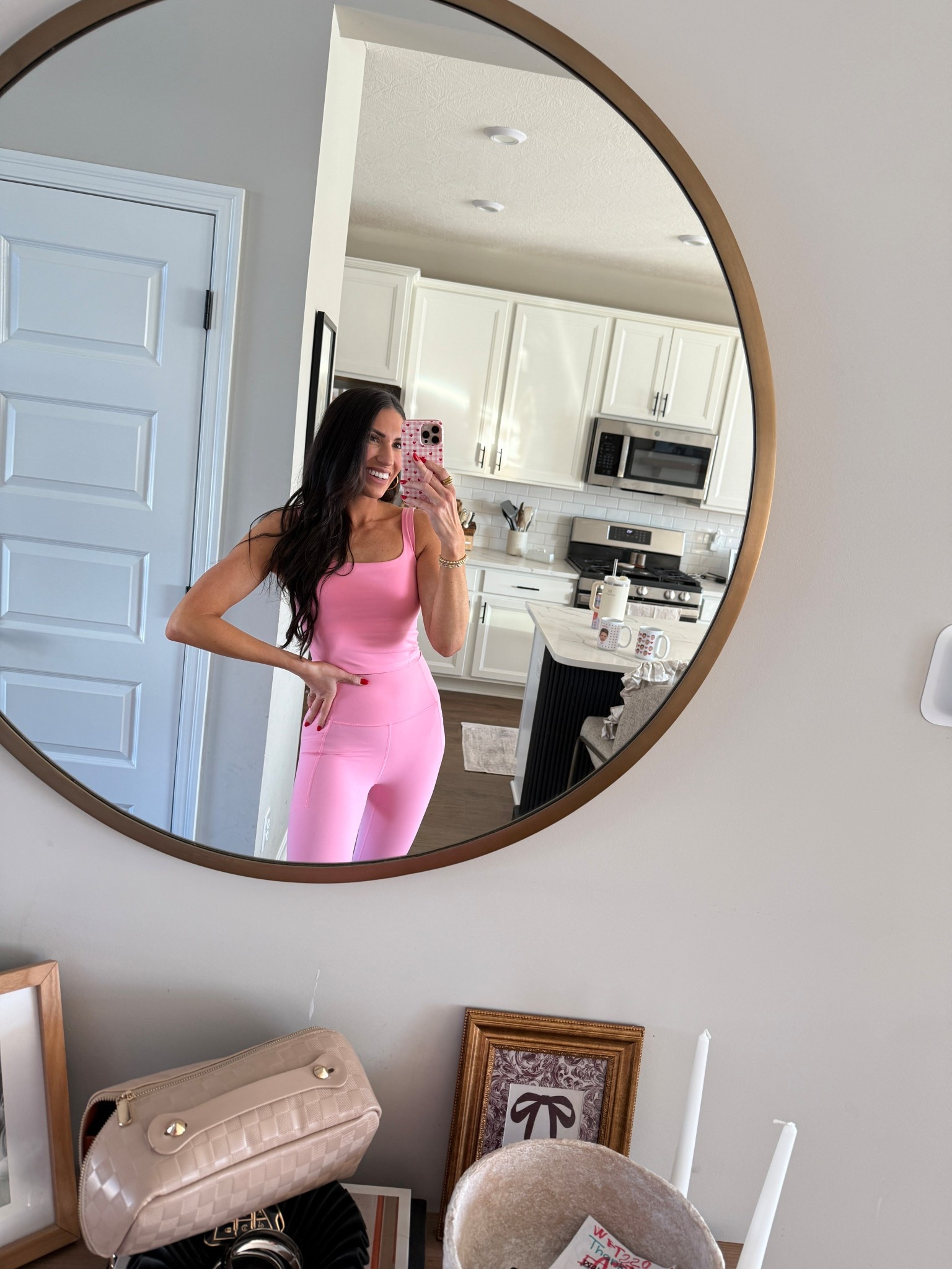 New @Target activewear set 
Pink active set 
Wearing size small in tank & leggings
Buttery soft, super stretchy 🩷 
Love!! 


#LTKfitnessgoals #LTKValentine #LTKgrwm