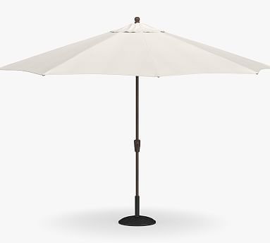 11' Round Outdoor Umbrella – Rustproof Aluminum Frame | Pottery Barn (US)