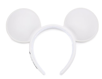 Disney Parks Mickey Mouse White Ear Headband for Adults New With Tag | eBay US