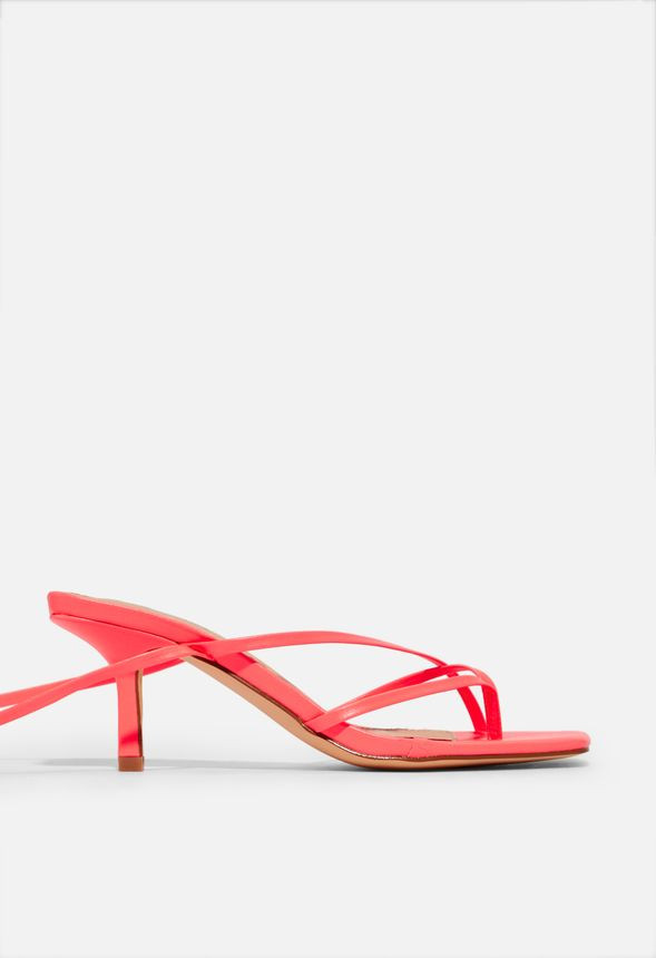 Mikelle Strappy Kitten Heel | JustFab