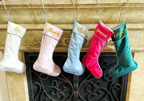 Monogrammed Christmas Stocking  Personalized Christmas | Etsy | Etsy (US)