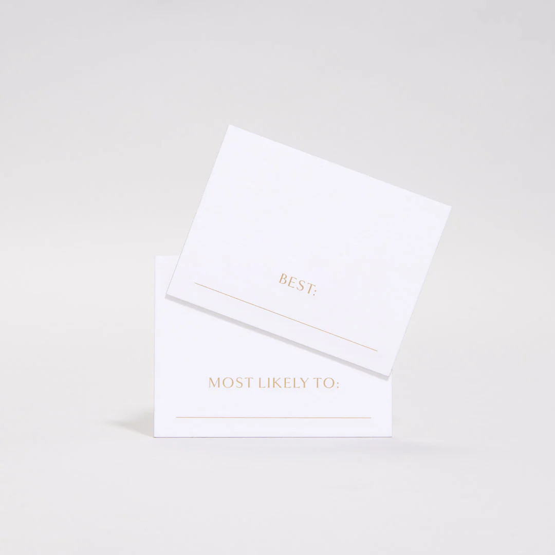 Superlatives Place Cards | Dear Annabelle