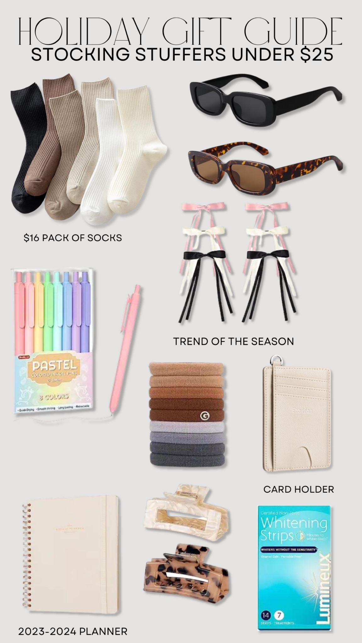 Stocking stuffers under $25 

#LTKbeauty #LTKHoliday #LTKfindsunder100