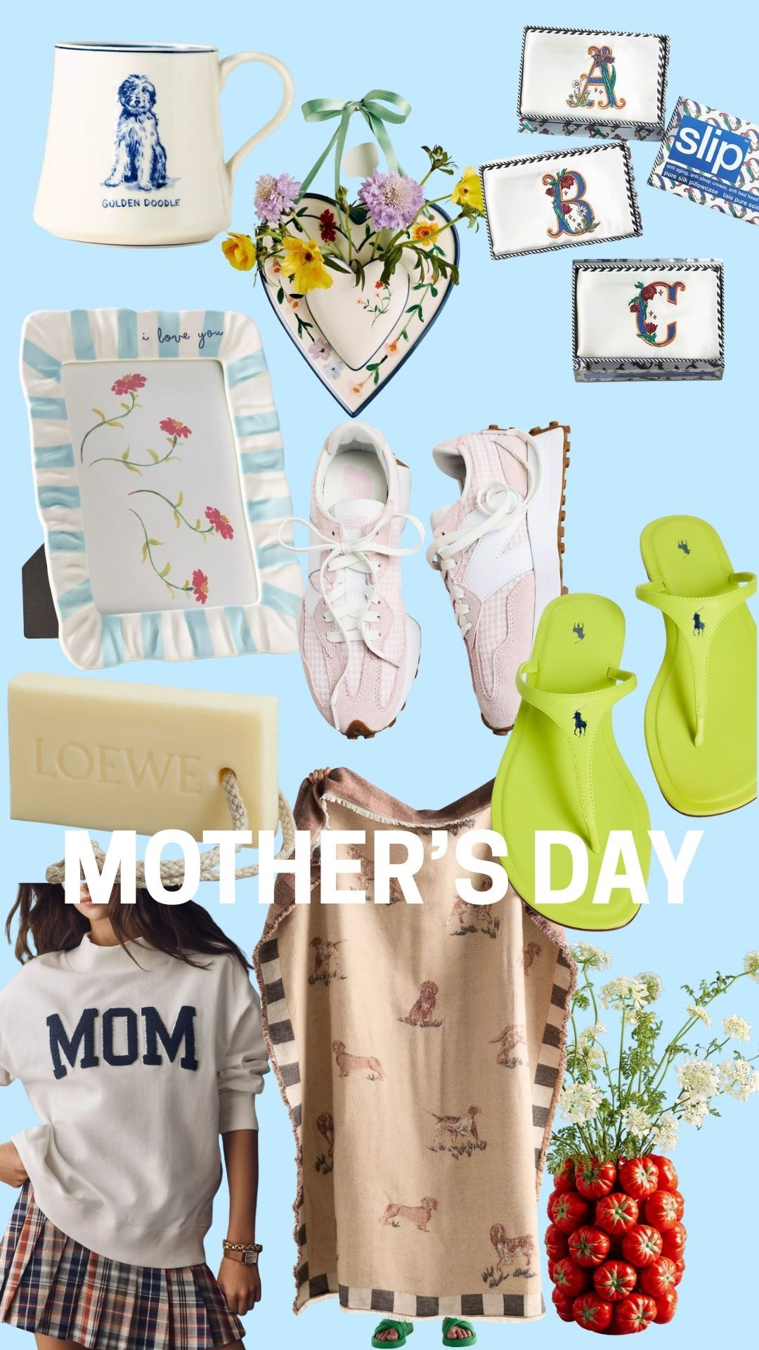Mother’s Day gifts
Mom
New balance 
Sweatshirt 
Polo sandals 
Frame 
Vase

#LTKMothersDay