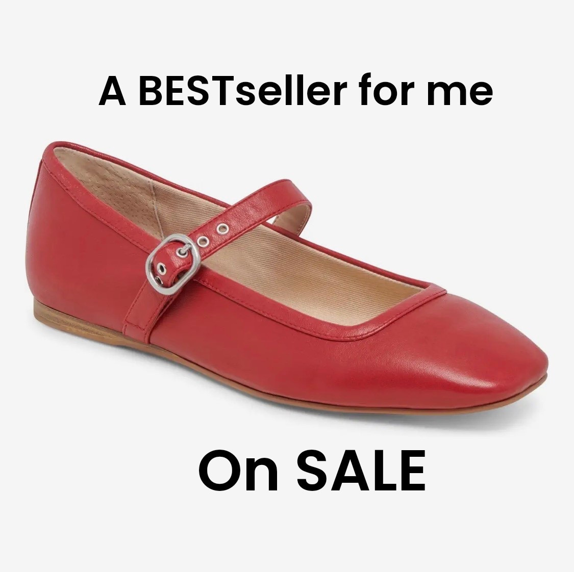 30% off 
A BEST seller for me❤️

Dolce vita red leather Mary Jane’s fit tts 
And so cute year round!

It’s the shoe you always request and want an affordable version of…. NOW $89

Hurry and snag, you won’t regret ❤️❤️❤️

#LTKOver40 #LTKFindsUnder100 #LTKSaleAlert