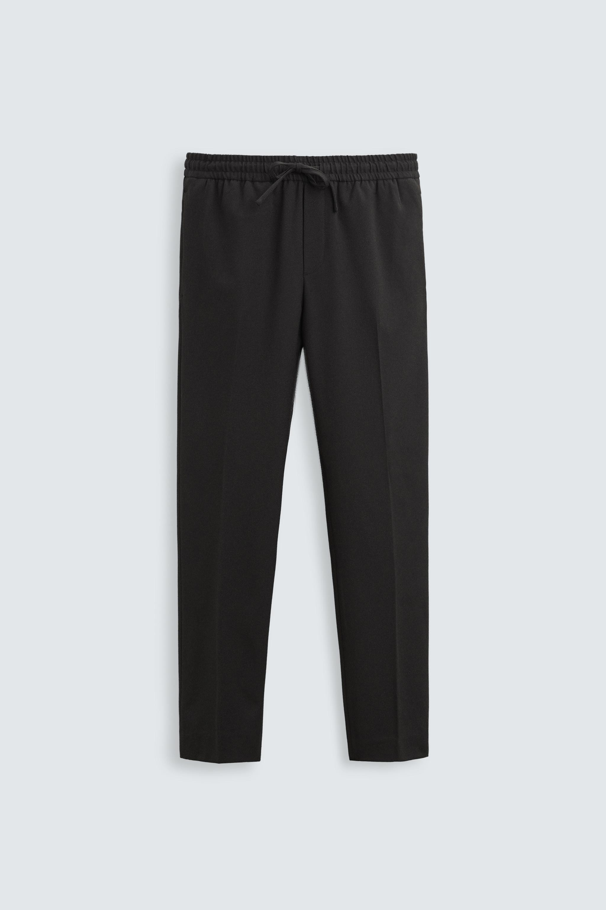 JOGGER WAIST STRETCH PANTS | Zara US