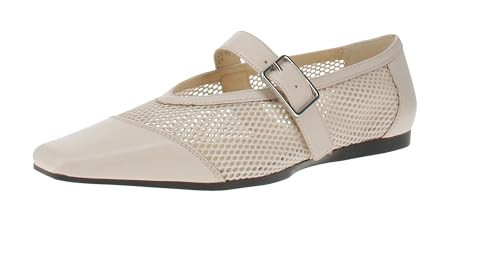 Vagabond Shoemakers Women's Wioletta Mesh Maryjane Mary Jane Flat, Off White, 10 | Amazon (US)