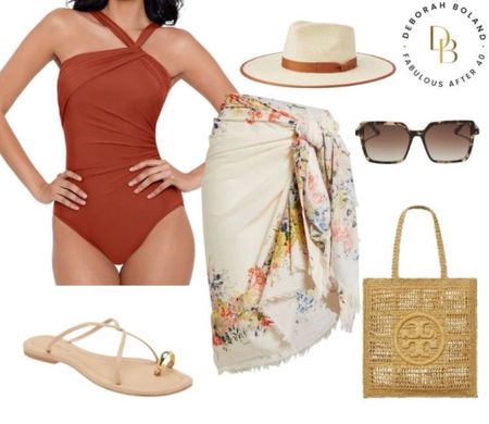 Your body may not be as fit, firm and wrinkle-free as it was at 30 or even 40, but that doesn’t mean you can’t rock a swimsuit at 50+ and look fabulous at the beach.

I love this twist front swimsuit from @miraclesuit Add a gorgeous sarong-style wrap coverup and classy straw tote for an elegant beach look. 


#LTKSeasonal #LTKSwim #LTKOver40