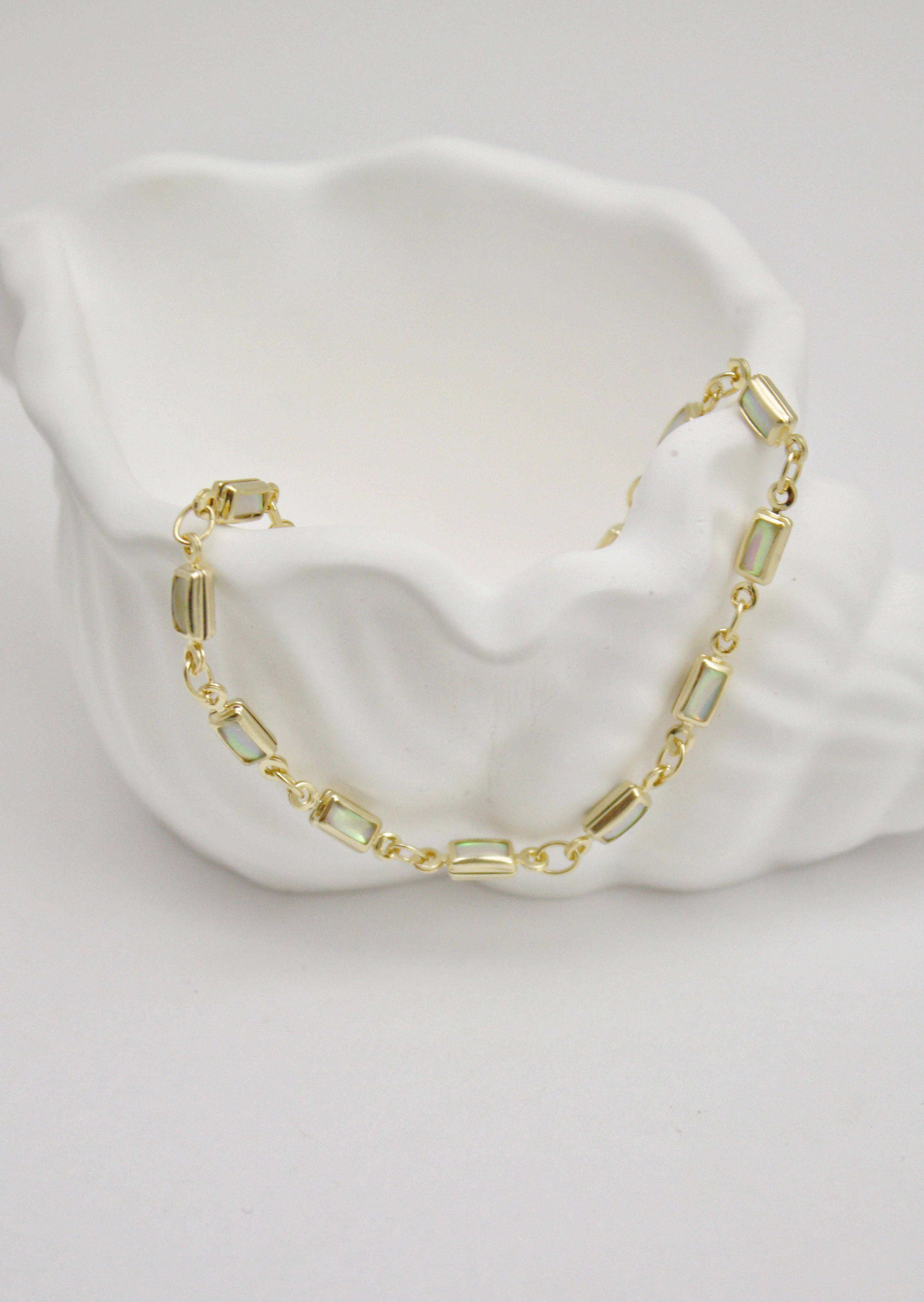 Luxe Opal Bracelet - 18k Gold Filled Jewelry by Apelila | Apelila Jewelry