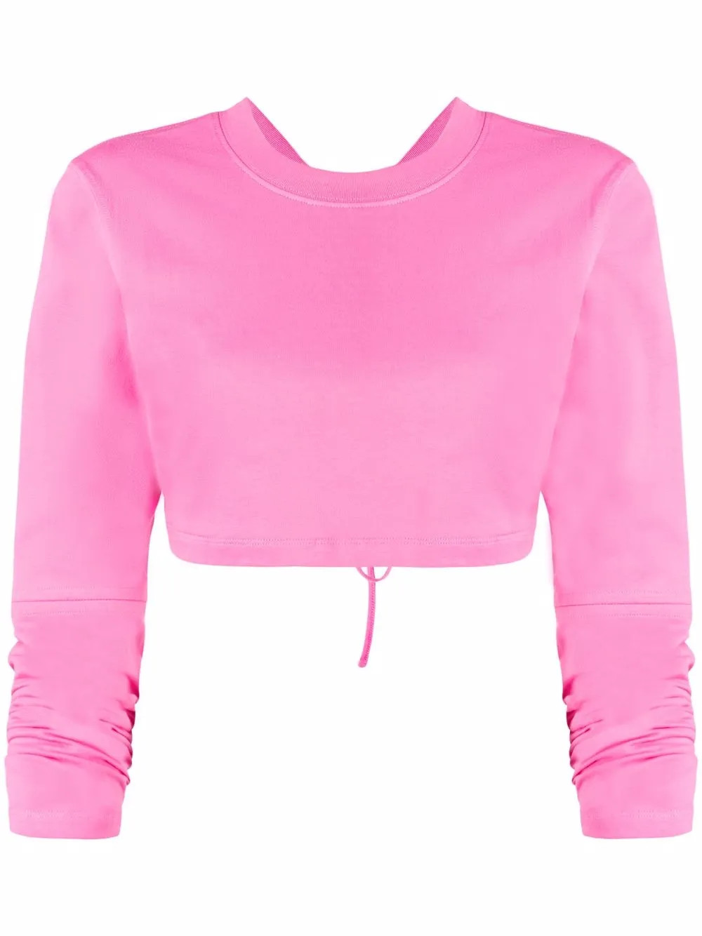 Top a maniche lunghe crop | Farfetch Global