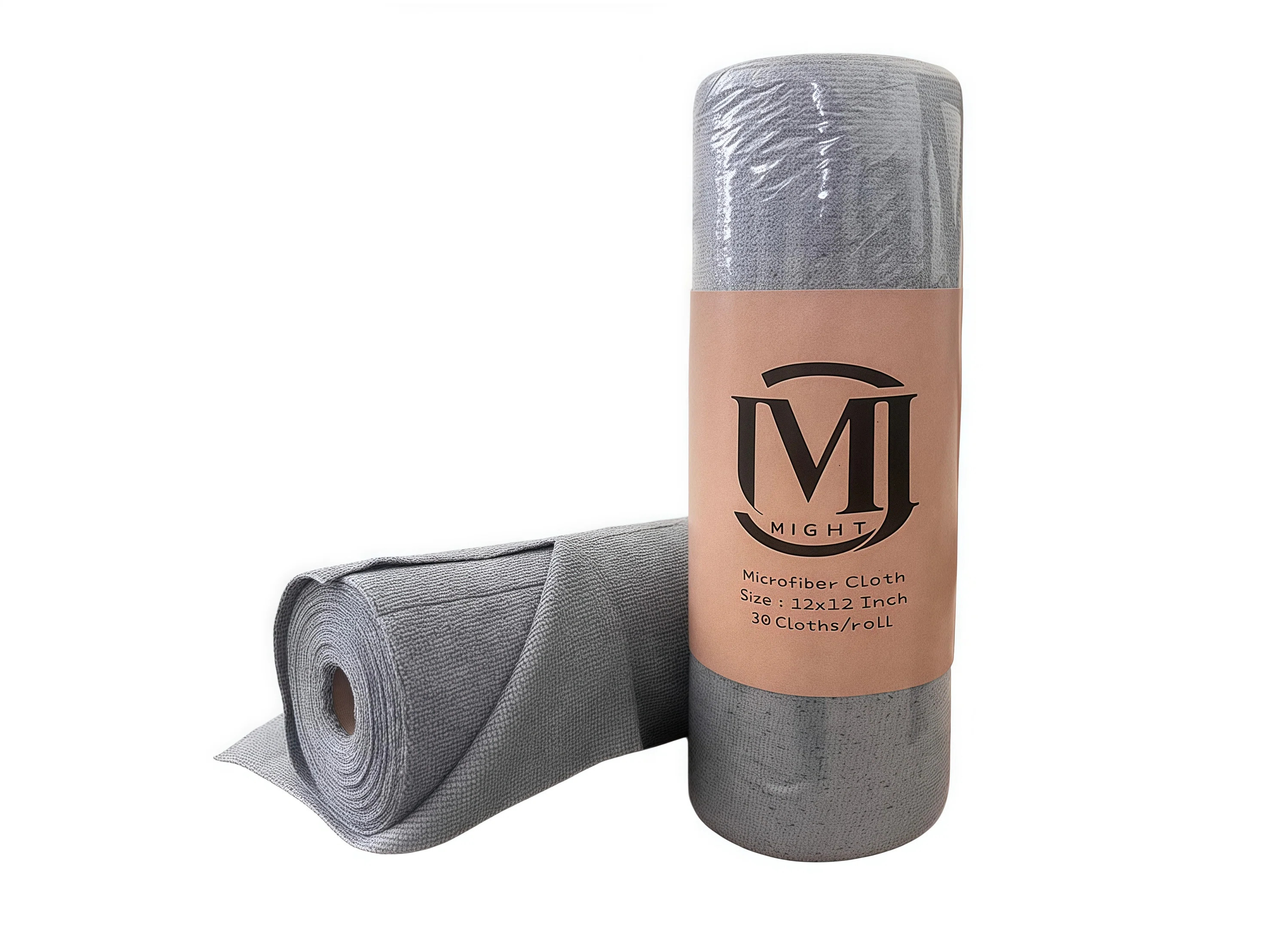 Gray Microfiber Cleaning Cloths Roll, 12 Inch, 60 Sheets-2 Rolls, Reusable, Machine Washable, Sup... | Wayfair North America