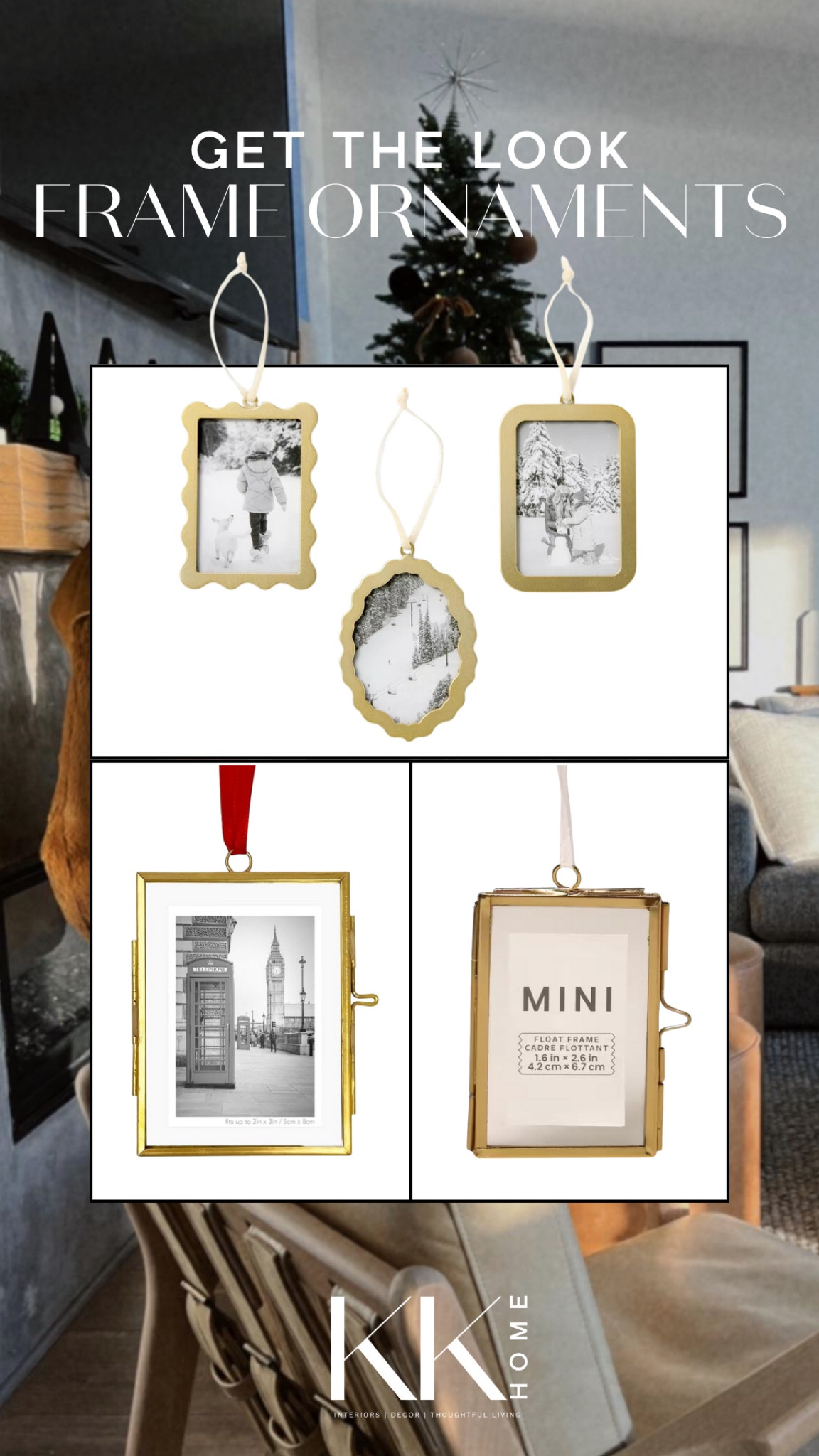 One of my favorite ways to add a personal touch to a Christmas tree is with photos of of great memories throughout the year. Check out the frames we have from Target as well as a couple of other options! 

#LTKSeasonal #LTKHoliday #LTKHome