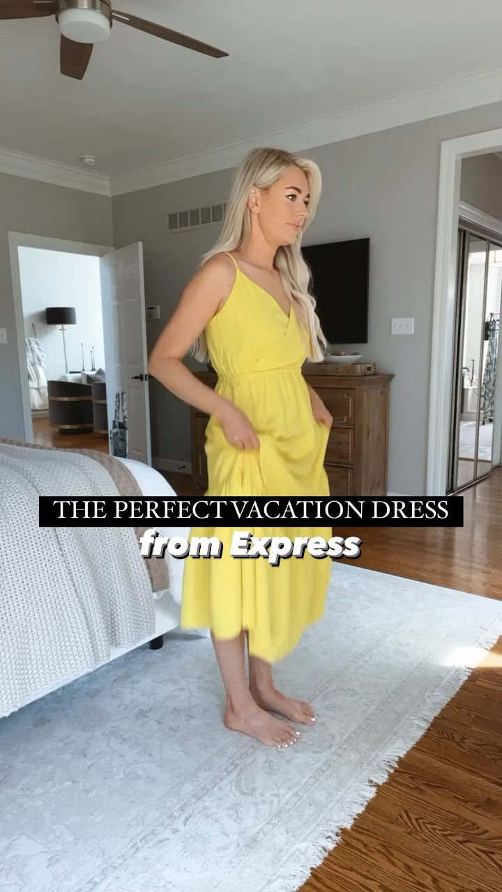 Loving this head to toe Express look! Would be perfect for vacation, a trip to the wineries and graduations! Wearing a small in dress (fits true to size)

Vacation outfit, spring dress, graduation outfit, dresses, winery outfit, summer dresses

#LTKSeasonal #LTKFind #LTKstyletip