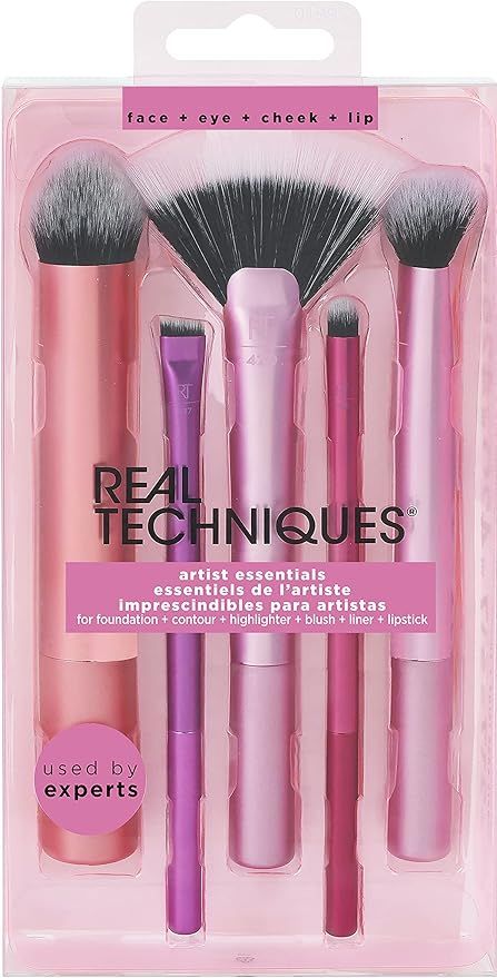 Real Techniques Artist Essentials Complete Face Makeup Brush Set for Makeup Artist Inspired Looks | Amazon (UK)