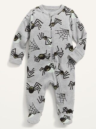 Unisex Matching Printed Sleep &#x26; Play Footed One-Piece for Baby | Old Navy (US)
