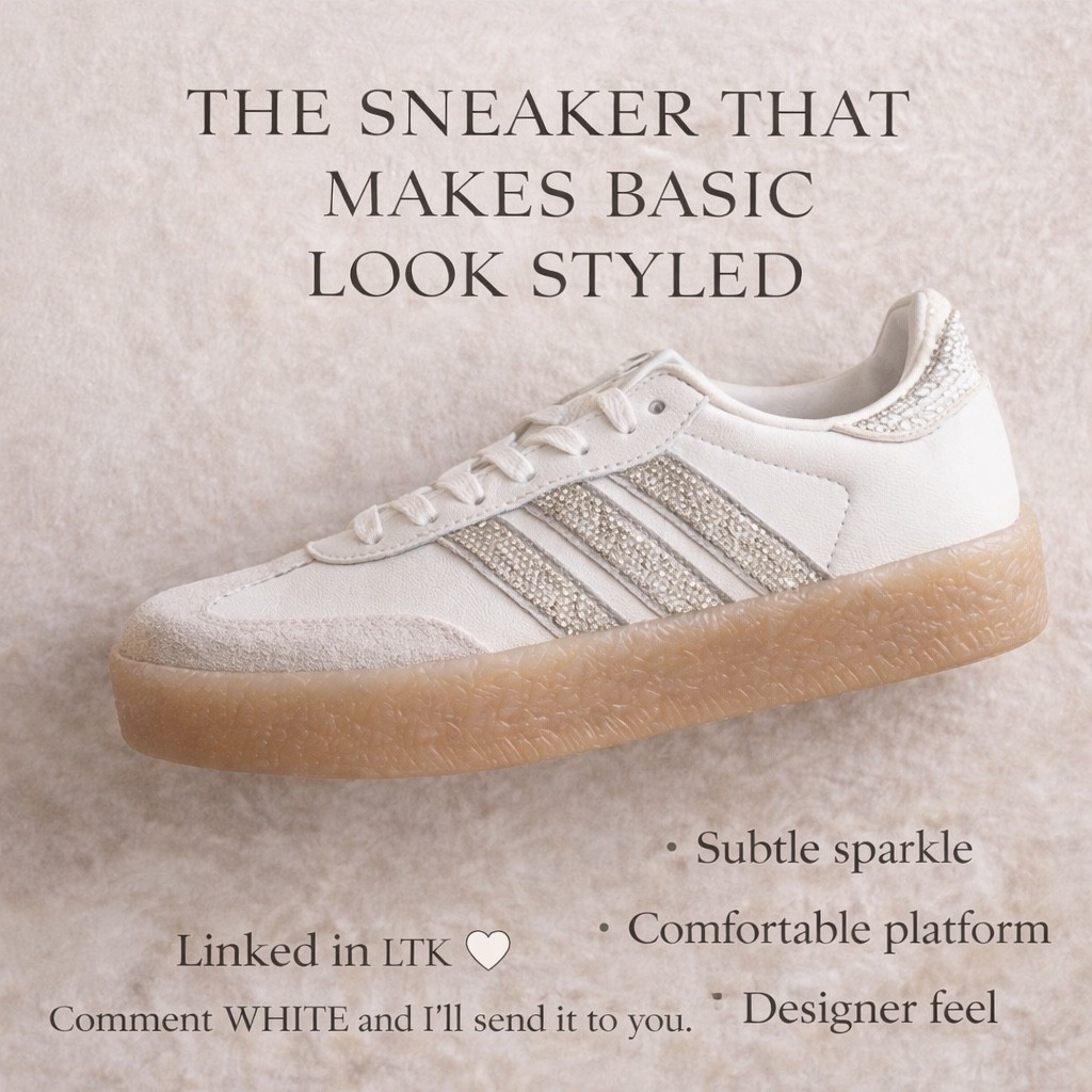 I didn’t think I needed another white sneaker… until I put these on.

They make leggings + a tee feel intentional.
They elevate denim.
They’re comfortable enough for errands but cute enough for lunch.

This is the pair I keep reaching for.

If you want the link sent straight to you, comment WHITE 🤍


#LTKmomlife #LTKgrwm