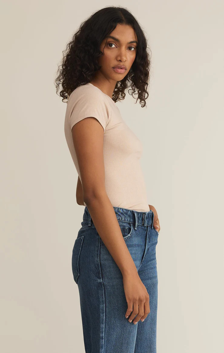 Avery Fitted Rib Tee | Z Supply