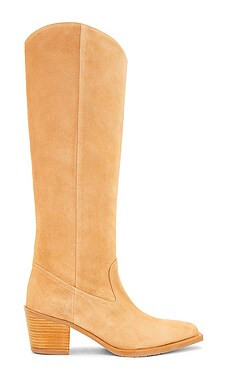 Stuart Weitzman Tate Boot in New Camel & CARAMEL from Revolve.com | Revolve Clothing (Global)