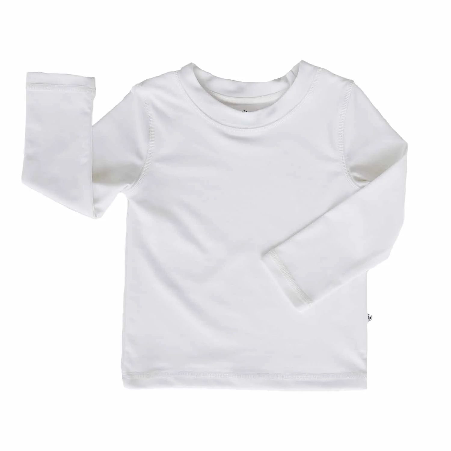 Long Sleeve Rash Guard Shirt | Shell White | Caden Lane