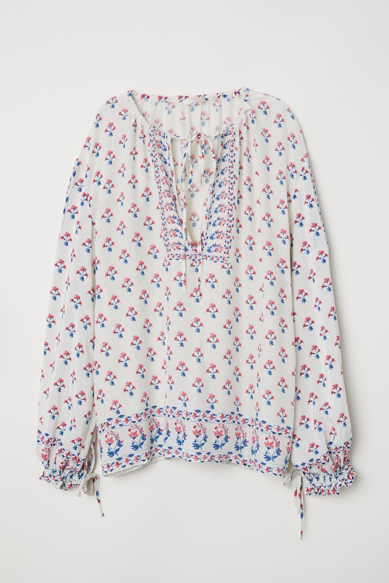 H&M Wide-cut Blouse $49.99 | H&M (US + CA)