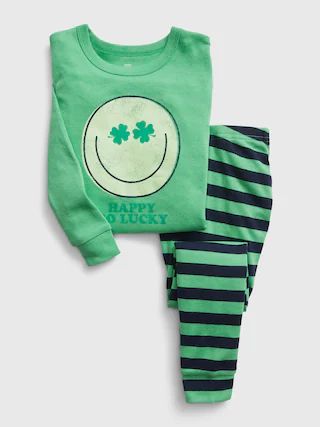 babyGap 100% Organic Cotton Lucky PJ Set | Gap (US)