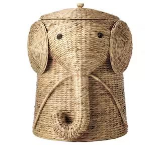 Home Decorators Collection 18 in. W Animal Laundry Hamper in Natural-1641810950 - The Home Depot | The Home Depot