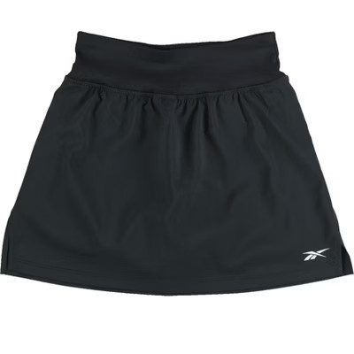 Reebok Womens Featured Skort Skirt, black, X-Small | Target