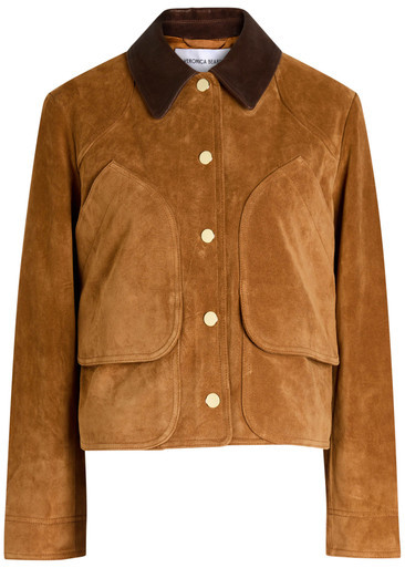 Walters panelled suede jacket | Harvey Nichols